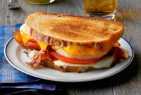 Air Fryer Prosciutto and Mozzarella Grilled Cheese Sandwich